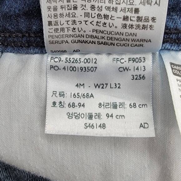 LEVI'S 529 "Curvy Boot" Zip Fly Low Waist Boot Cut Jeans 2013 - Size 4M - Picture 6 of 8